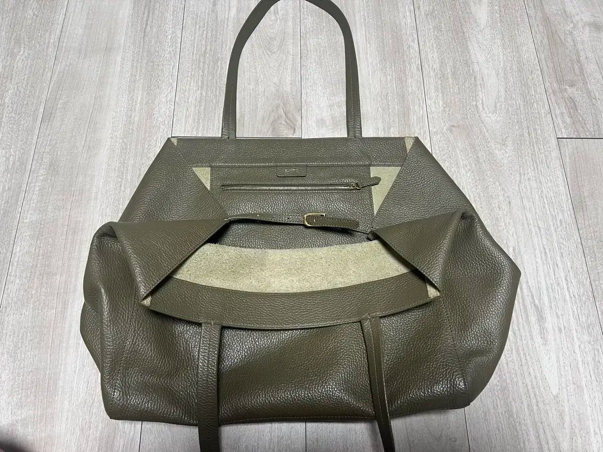 F RECTO(レクト) CALLA LARGE CABAS BAG オリーブグリーン 首輪