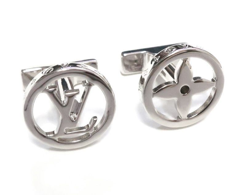 Louis Vuitton MONOGRAM LV Catch Cufflinks (M80188)