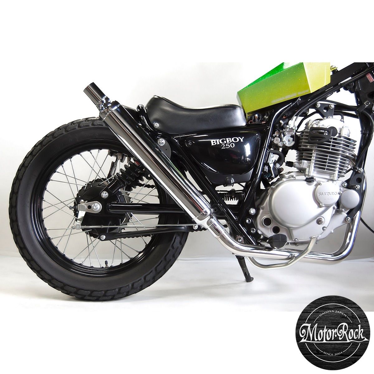 グラストラッカー/ST250用 ヴィンテージマフラー フルエキ アップ MOTOR ROCK (MR-EX103U)