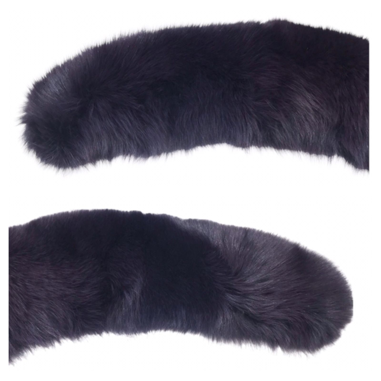 θ【開封済未使用品】ROTINY/ロティニー 毛皮 ファーストール パープル  