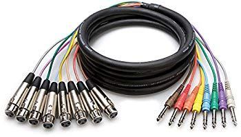 【中古】【非常に良い】HOSA TIP-RING-SLEEVE TO XLR (F) 4m (13.2 ft.) x 8 . by Hosa p706p5g