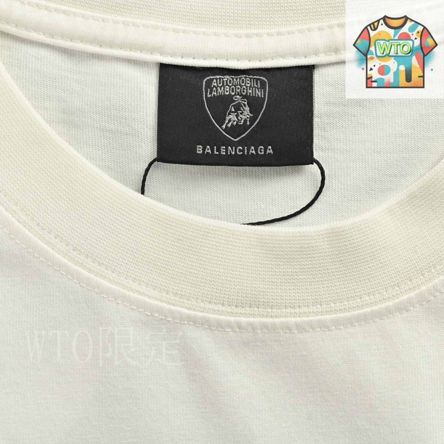 今日特価】Balenciaga / バレンシアガ 25SS ランボコラボ刺繍 T