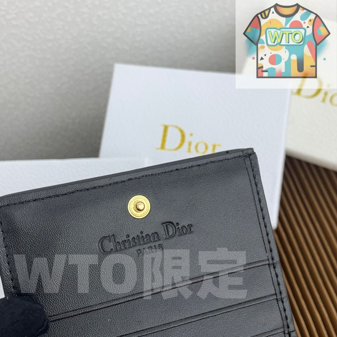 レディディオール　ウォレット　美品　限定箱付き 本日特価] ミニ レディディオール ウォレット グレーシープ