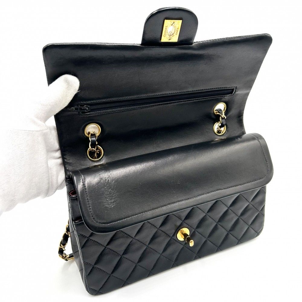 シャネル ショルダーバッグ レディース マトラッセ25 ダブルチェーン  