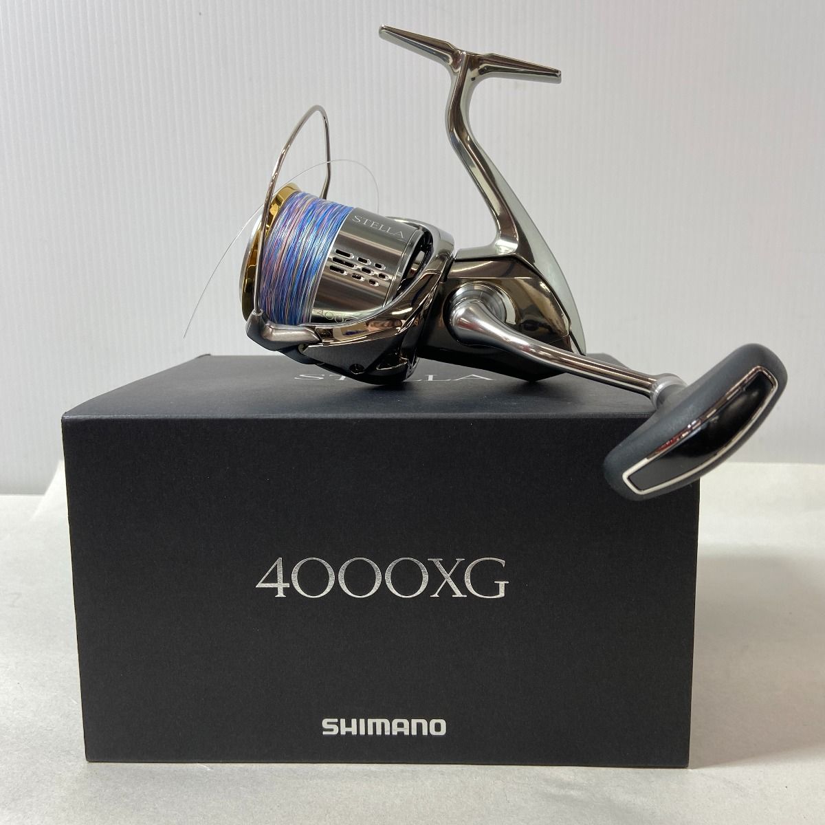 ΨΨSHIMANO シマノ スピニングリール 18ステラ 4000XG 箱付 03809  