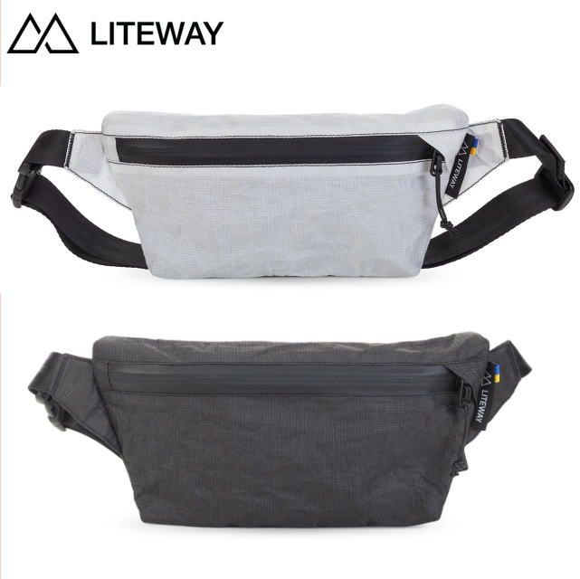 LITEWAY ライトウエイ ウエストポーチ POKKIE PACK ULTRA ポッキーパックウルトラ ウエストバッグ ヒップバッグ ショルダーバッグ 登山 トレッキング アウトドア フェス トラベル 旅行 ハイキング 軽量 丈夫 ダイニーマ ULT