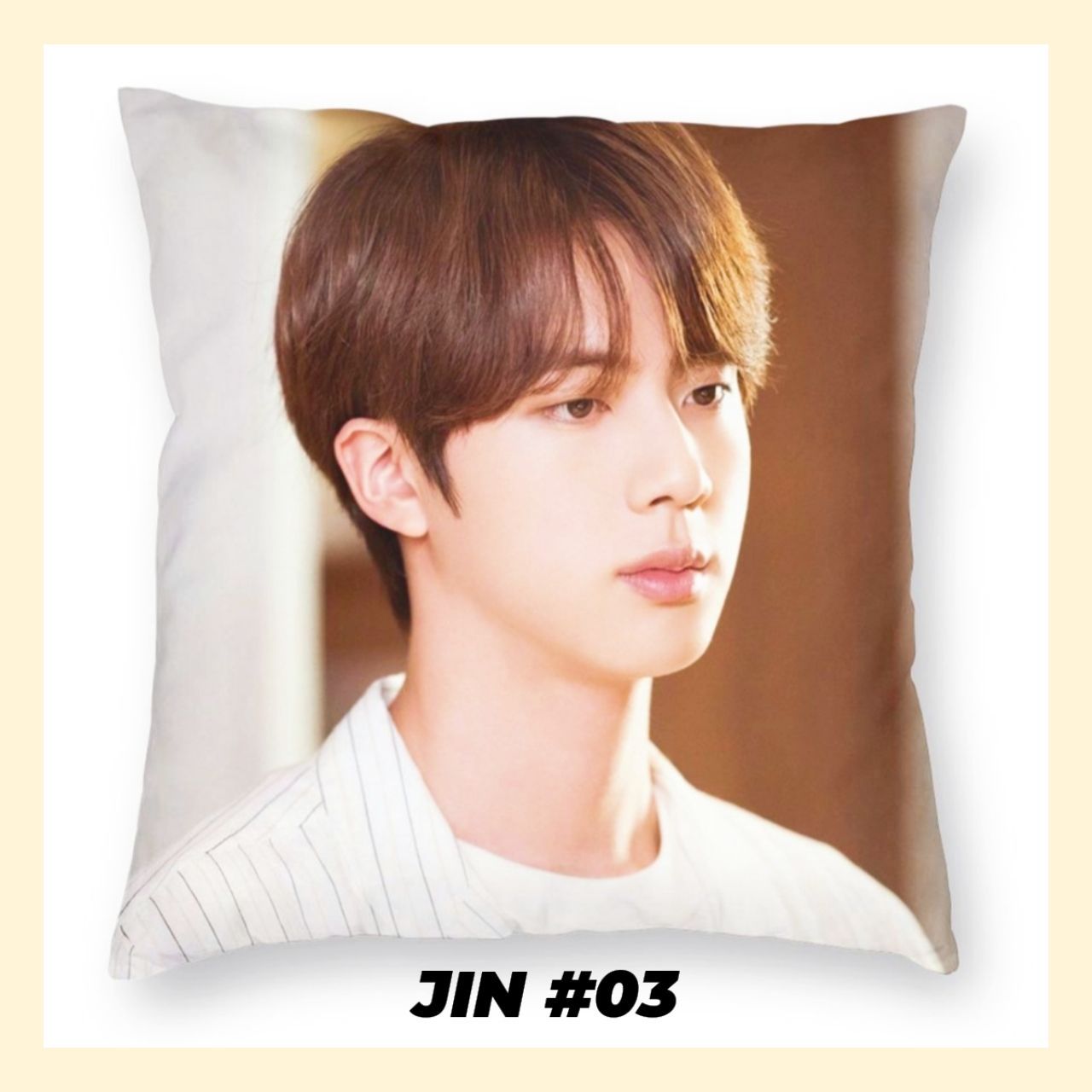 BTSクッションカバー【JIN】 - AMY'S K-POP SHOP - メルカリ