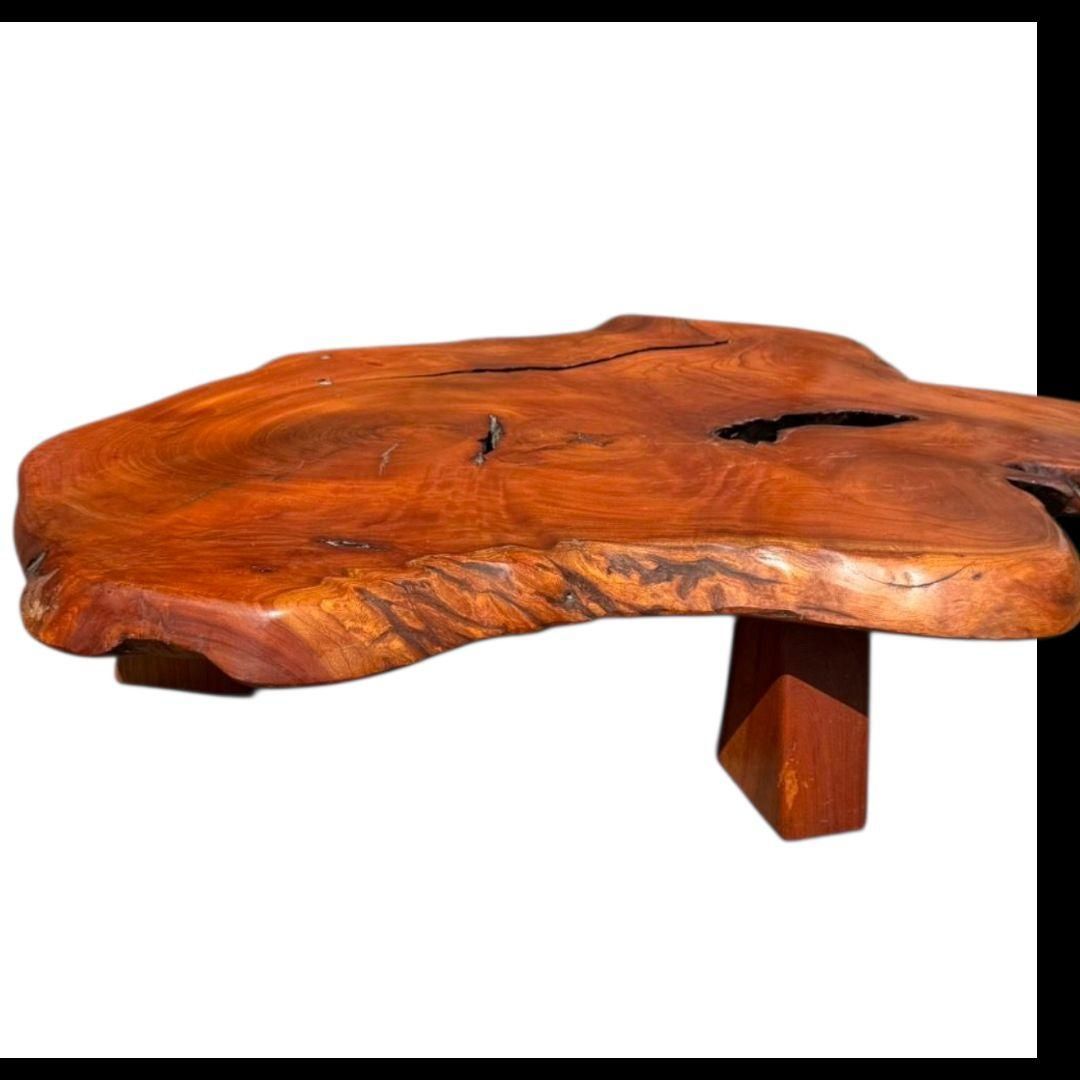 フィット感のある 天然木 一枚板 脚付き 座卓 ローテーブル ちゃぶ台 飾り台 無垢材 費用対効果が高い