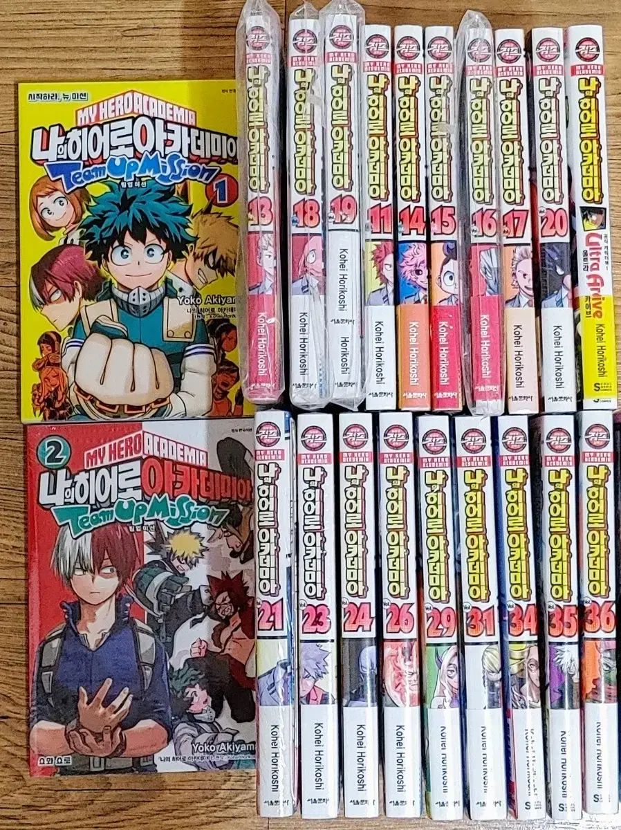 僕のヒーローアカデミア 全42巻 + チームアップミッションズ1-7巻+特典