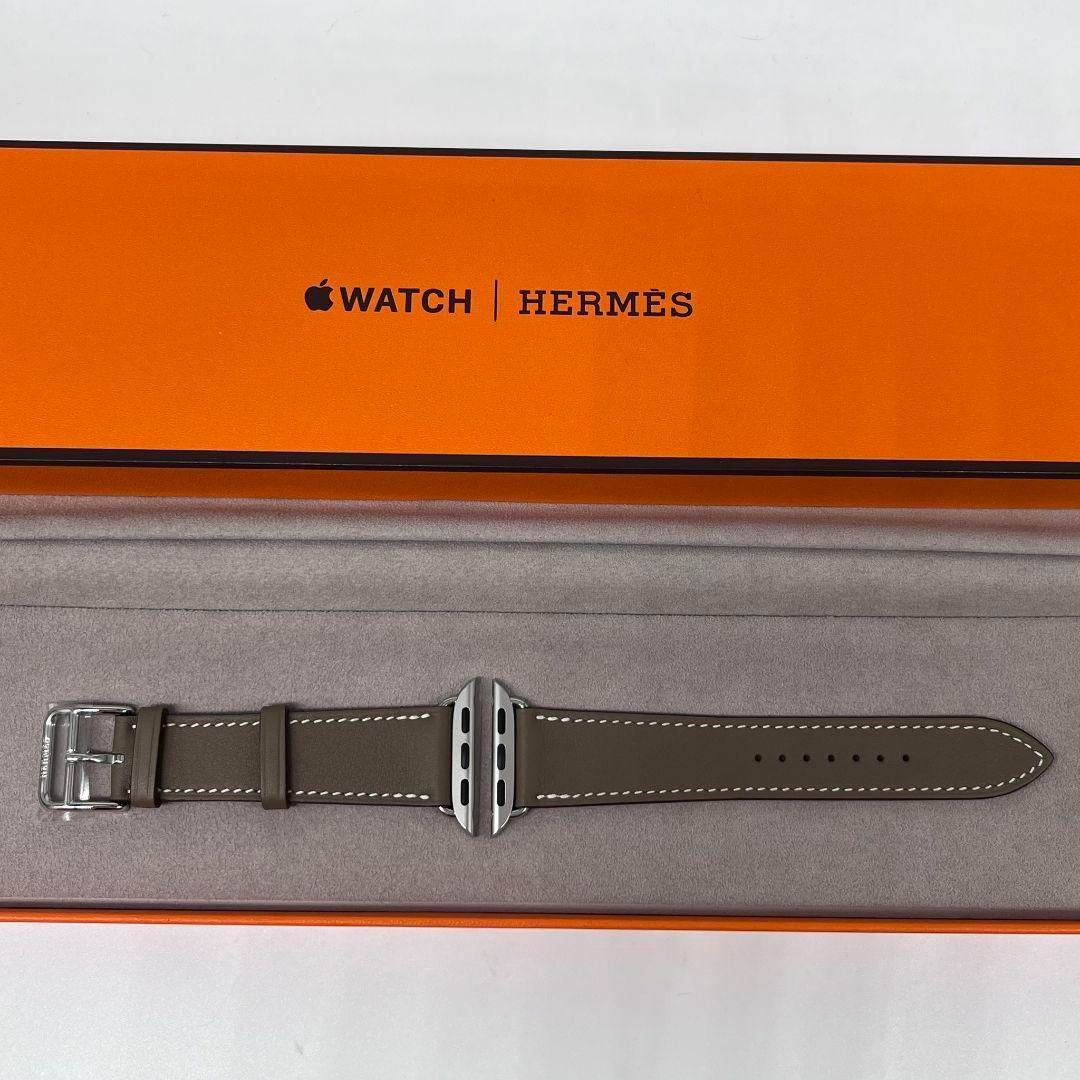 新品未使用】エルメス HERMES アップルウォッチ レザーベルト 