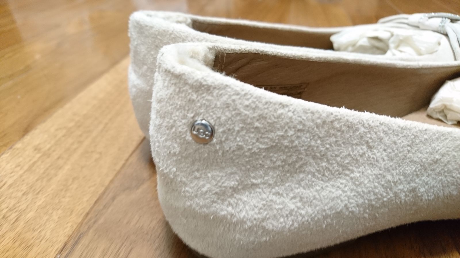 UGG アグ バレエシューズ W ジャクリーン US6.5 スワロフスキー-