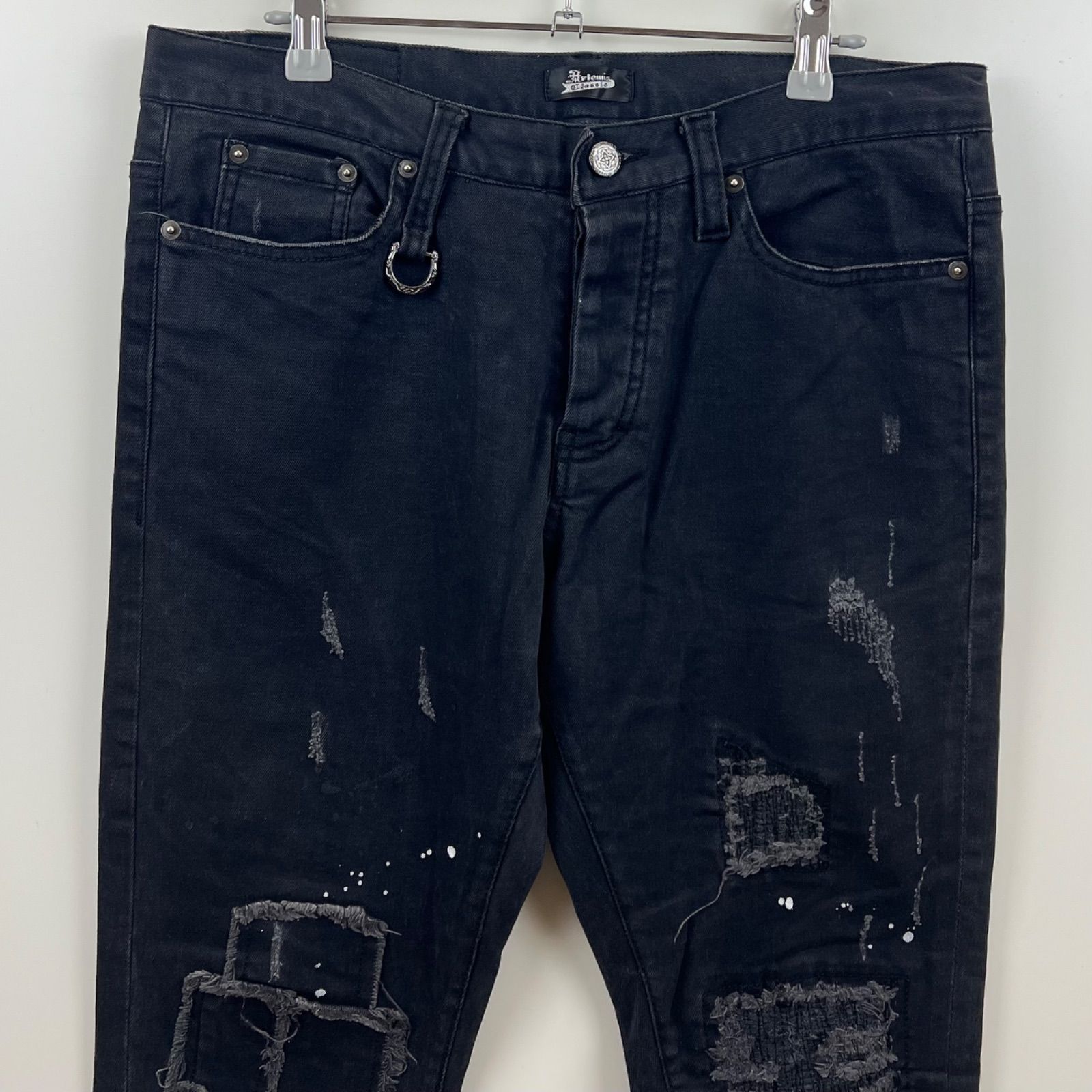 パンツ 00s archive black crush wide denim y2k 00s Y2K ワイドバギーデニム ブラック グランジ アーカイブ