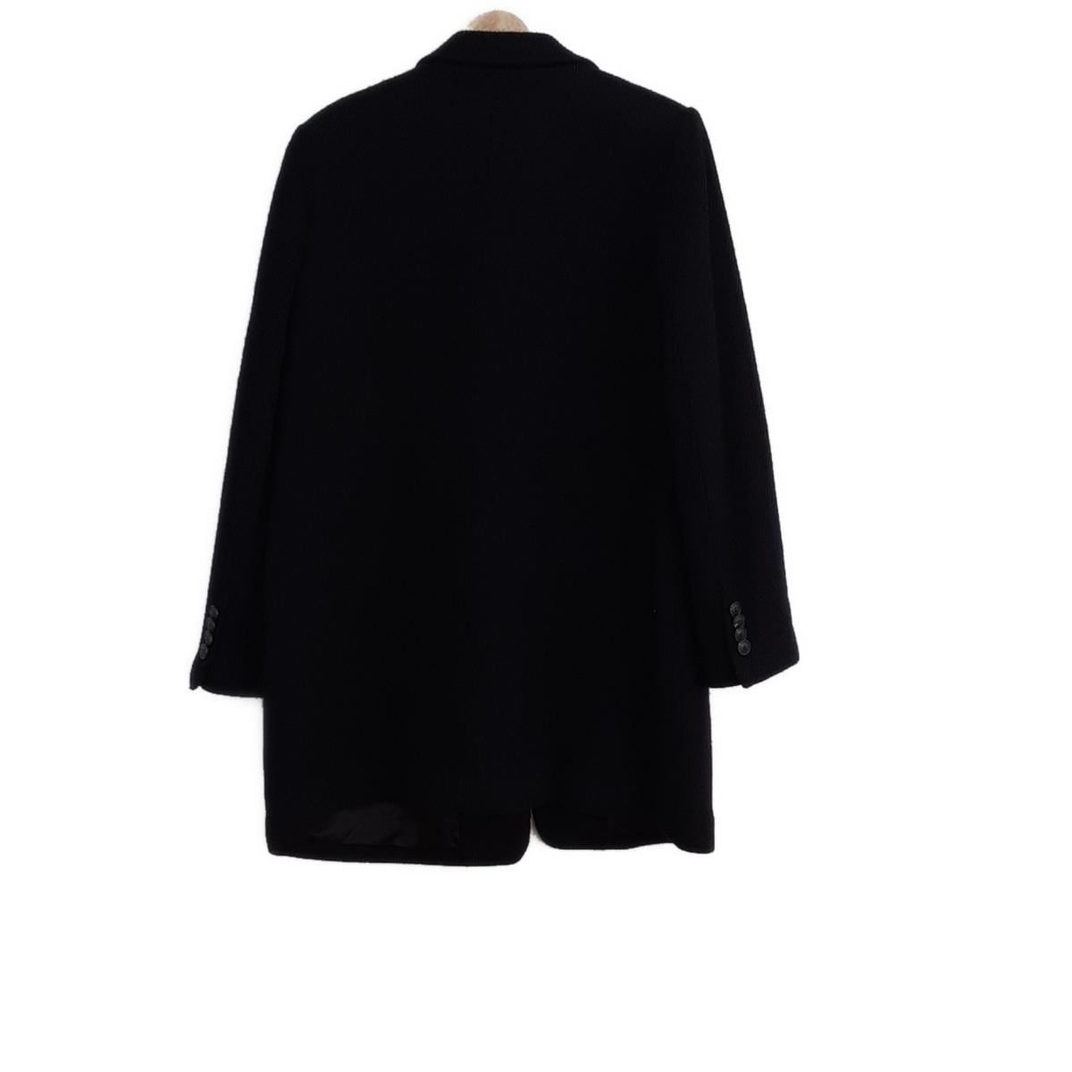 極美品】ARMANI COLLEZIONI ステンカラーコート 48 ネイビー 最安値