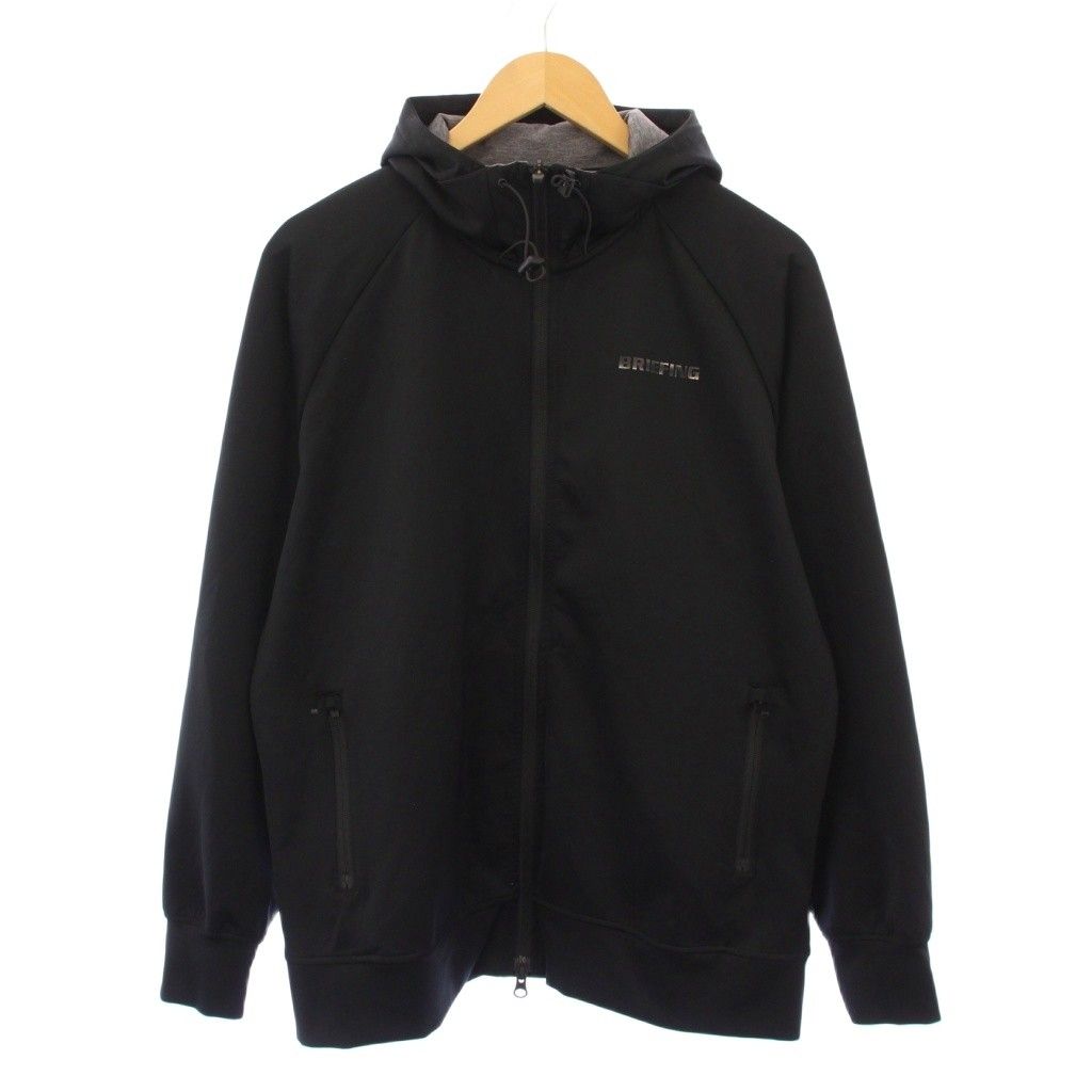 BRIEFING - coco 中古 ブリーフィング BRIEFING メンズ パーカー L ブラック 黒 ストレッチ ダブルジップ サムホール付き BRIEFING - coco 中古 ブリーフィング BRIEFING メンズ パーカー