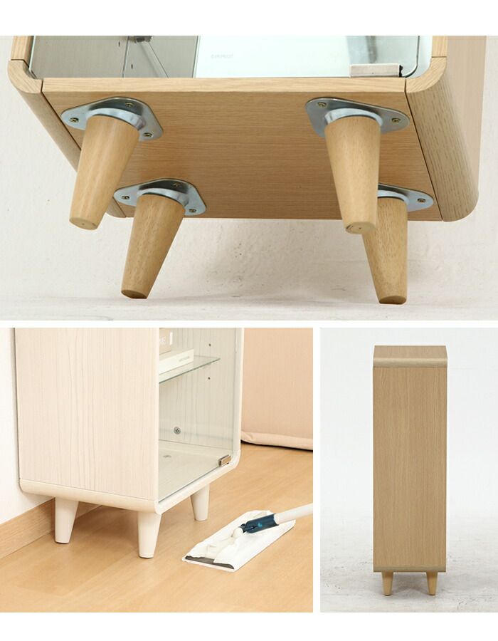 コレクションシェルフ ガラス 扉付き 縦長タイプ 幅36 奥行25.5 ディスプレイケース 推し活棚 見せる収納 インテリア 家具 WWW_SUPERTOOLSSHOP_NL