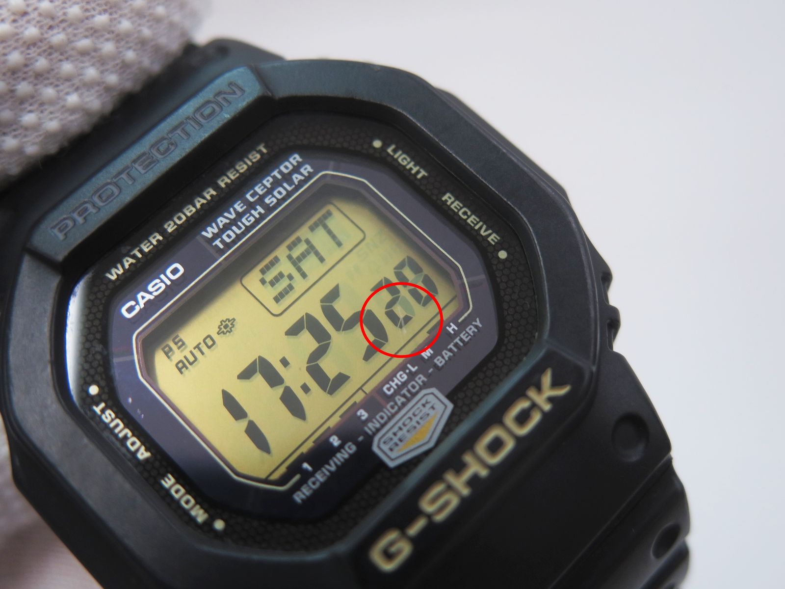 CASIO G-SHOCK 25周年 GW-5625AJ-1JF 黒金 8.61g 美品 ルジアダ k10PG