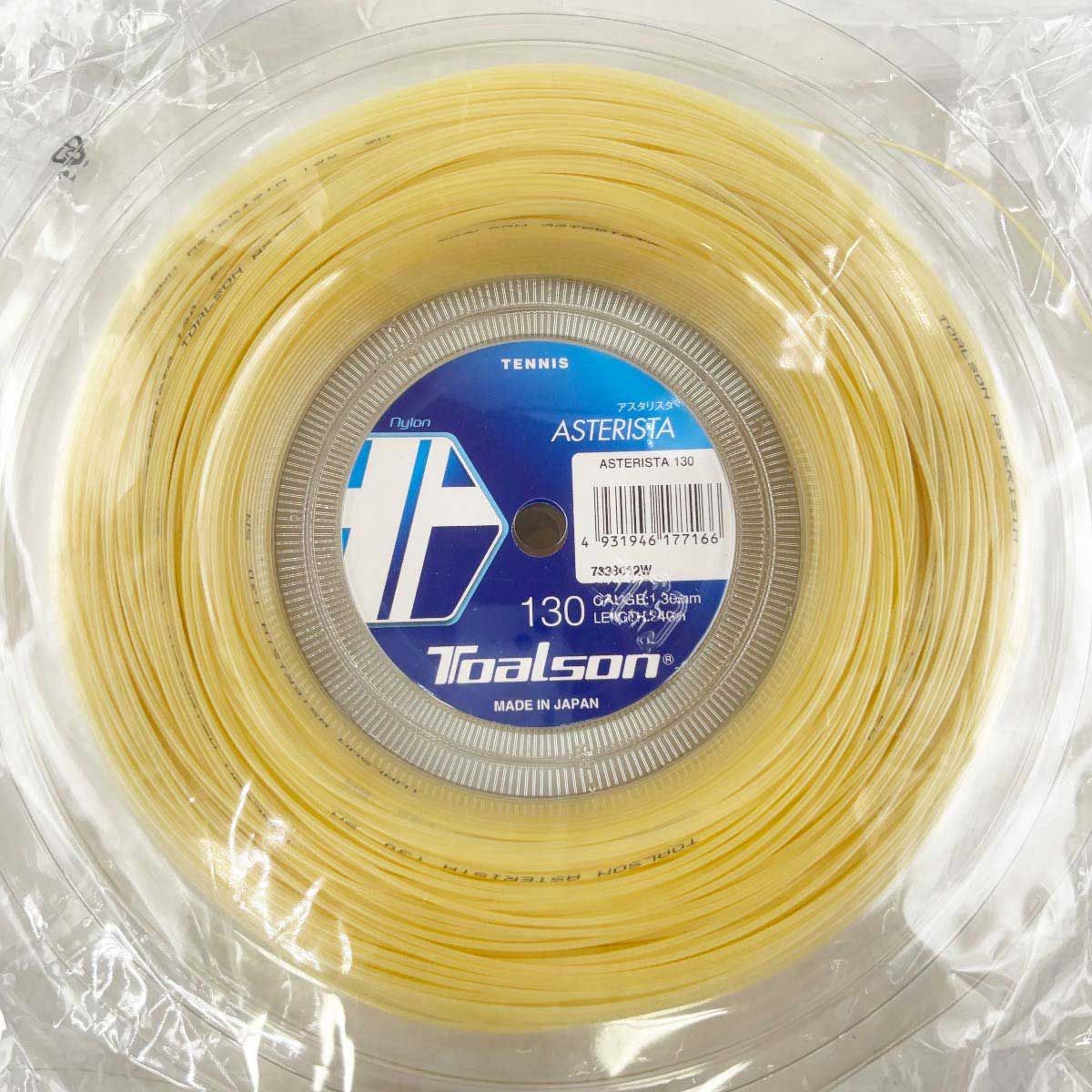 TOALSON - 【中古ロール・10張以上】トアルソンアスタリスタ130　テニス　ガット　ロール Amazon | トアルソン TOALSON テニスガット ロール アスタリスタ
