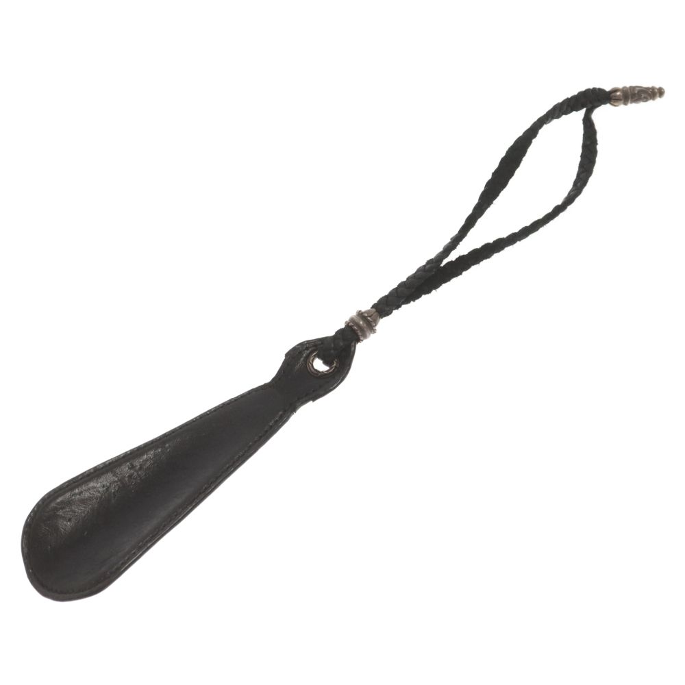 CHROME HEARTS SHOE HORN レザー 靴ベラ ブラック CHROME HEARTS (クロムハーツ) SHOE HORN シューホーン レザー