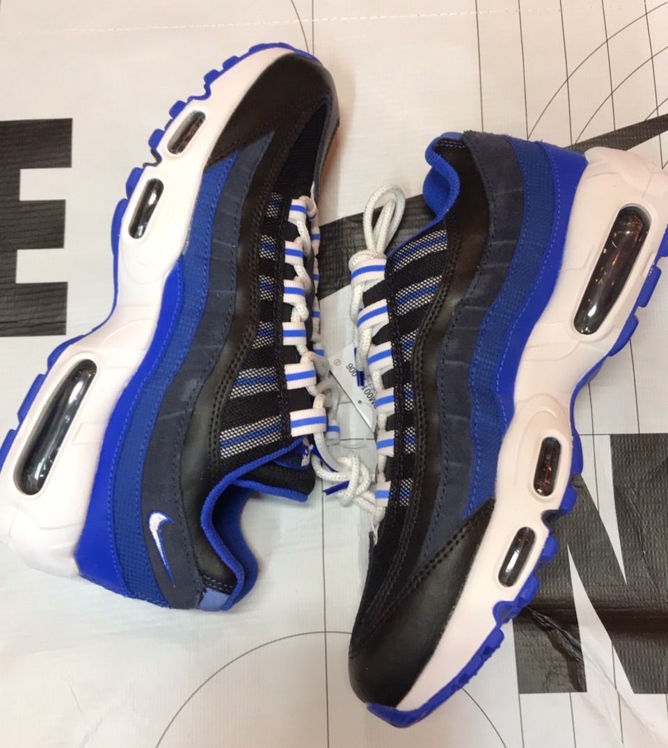 ナイキ エアマックス95 ブラック/チームロイヤル/ホワイト Nike Air Max 95 