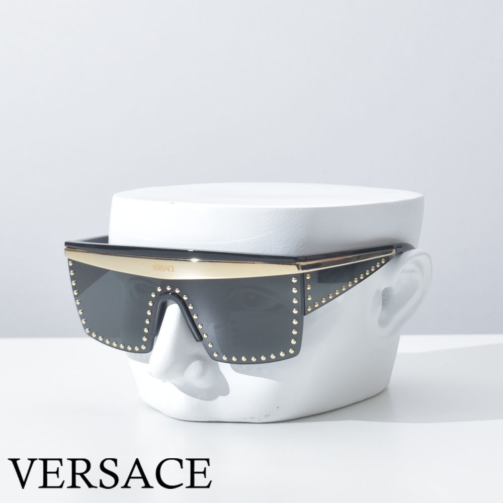 ヴェルサーチ サングラス メンズ ブラック ゴールド ブランド VERSACE ベルサーチ ハイブランド 黒 かっこいい VE2254-O14928744