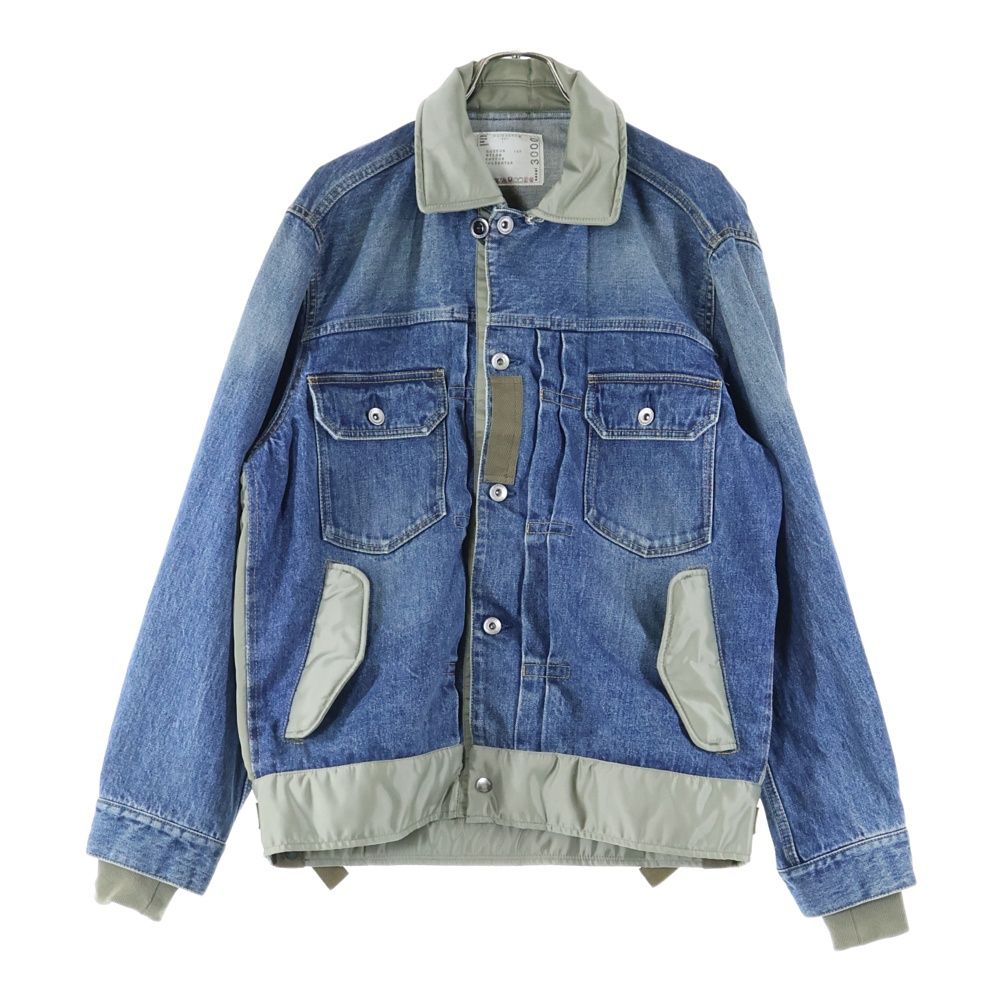 Sacai ナイロンドッキングデニムジャケット 23-03000M サイズ1 Sacai