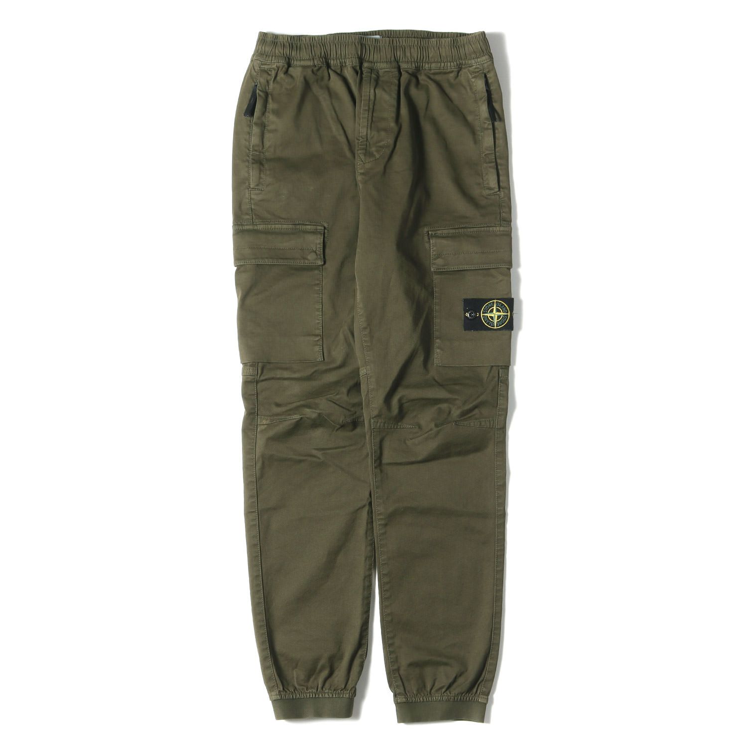 STONE  カーゴパンツ オリーブ　ウエスト29 STONE ISLAND カーゴパンツ オリーブウエスト29