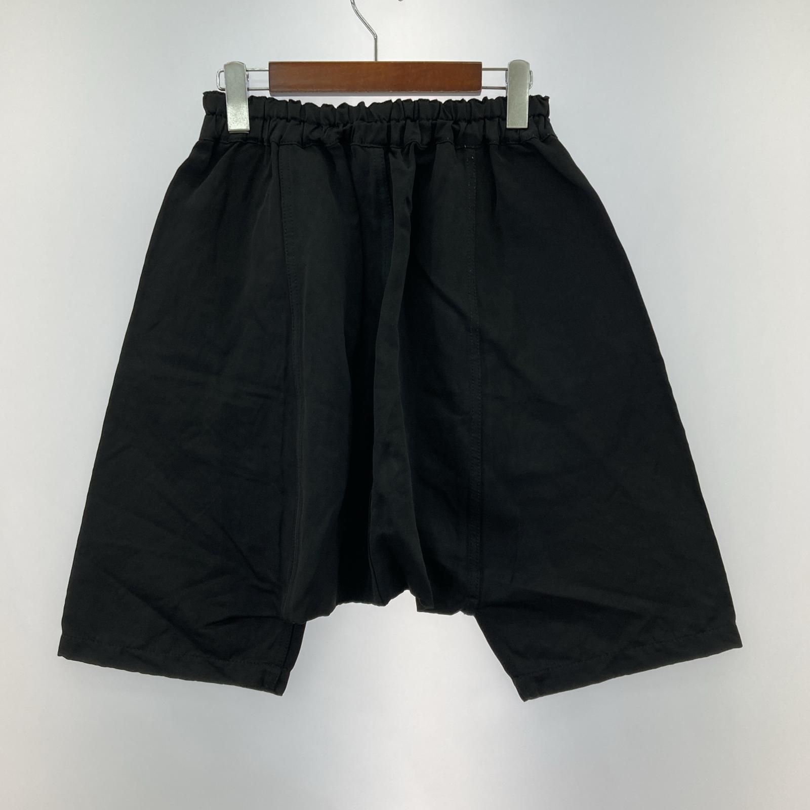 BLACK COMME des GARÇONS サルエルショーツLサイズ COMME des GARCONS サルエルショーツ ブラック - メルカリ
