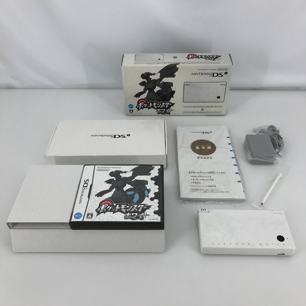 05w12013T DSi ニンテンドーDSi 本体 レシラム ゼクロムエディション ホワイト ＊動作 |初期化済み＊ ◎ ◎