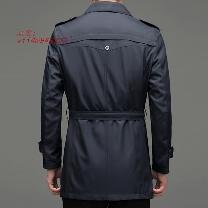 卓越した トレンチコート メンズ ロングジャケット 春秋 アウター カジュアル ビジネス 通勤 オシャレ 通学 韓国 vii4w946327