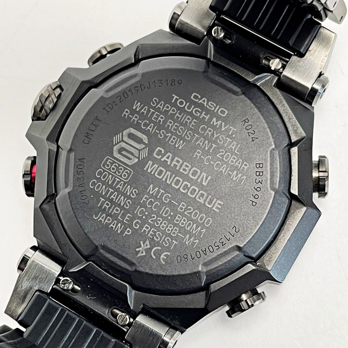 CASIO カシオ G-SHOCK MT-G MTG-B2000BD-1A4JF ブラック×パープル 電波 