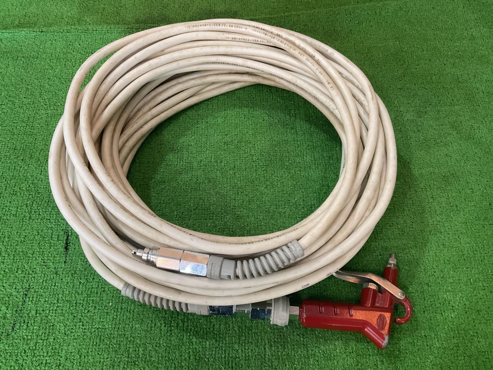 仁王 NG-30DW 高圧強力ホース Φ6.0×30ｍ ダスターガン付属 現状品 キ-130