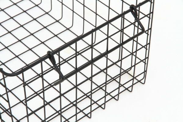 まとめ スタッキングワイヤーバスケット ＢＫ ３７ｘ２６ｘ１２ ×6セット MERCADOAVALIA_COM_BR