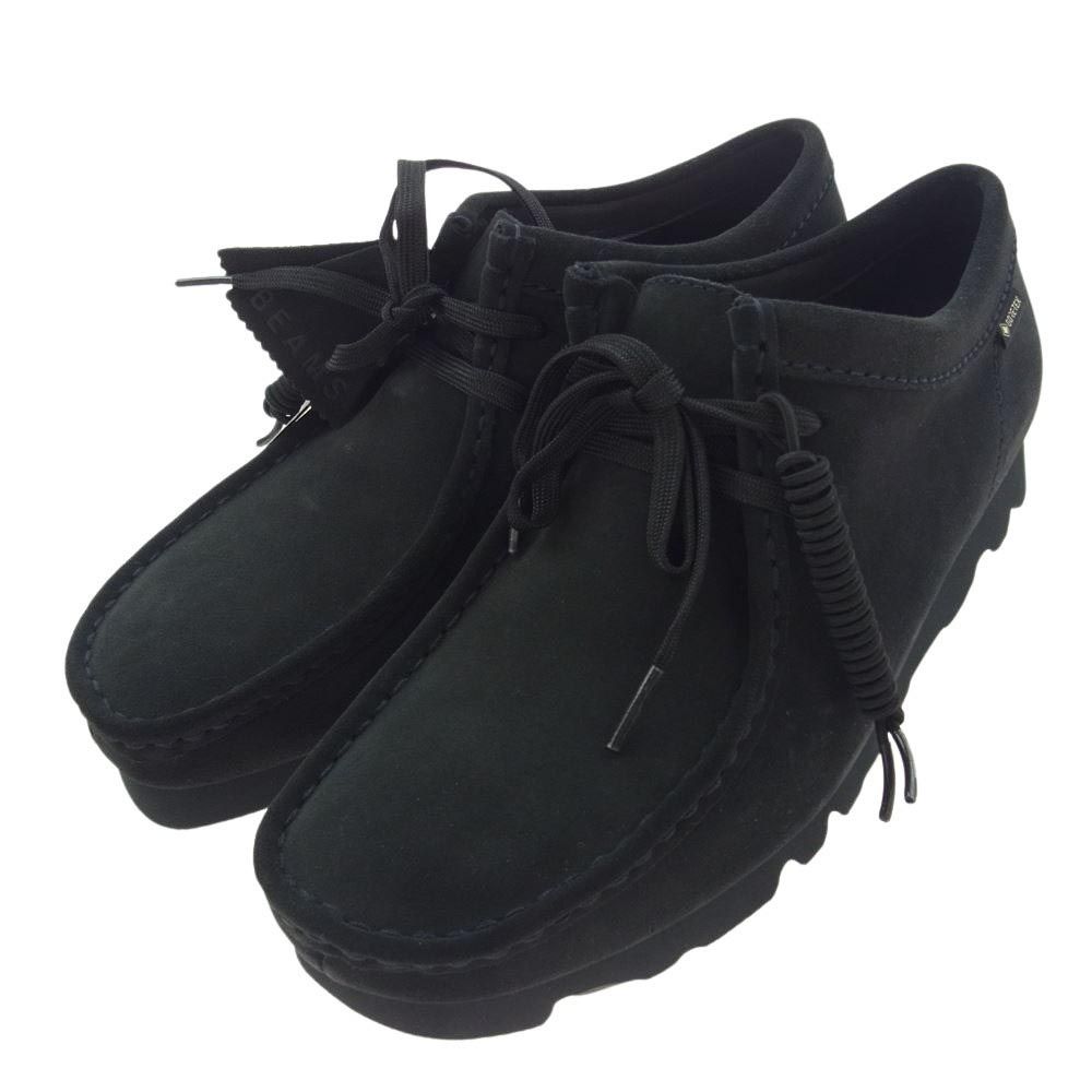 Clarks クラークス Wallabee GTX ワラビー ゴアテックス スエード シューズ ブラック系 UK7 1/2【中古】