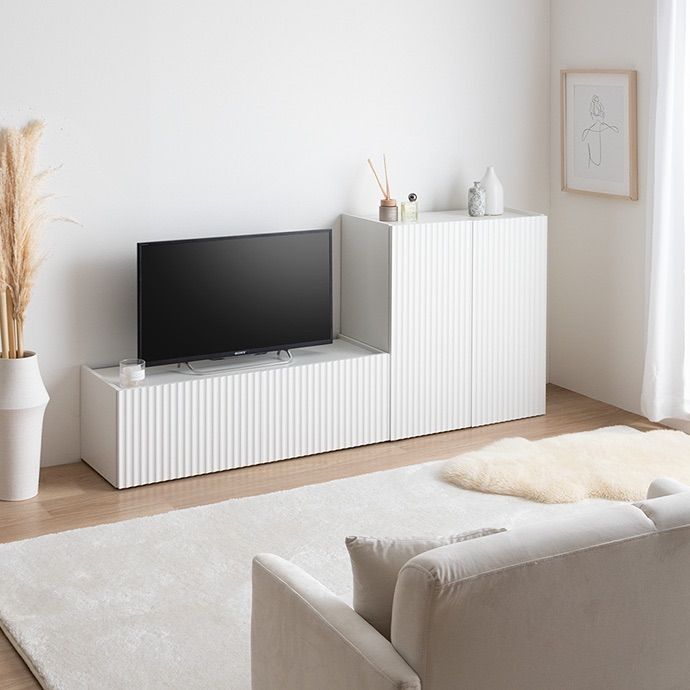 幅100cm】Sheep 引き出し付きテレビ台