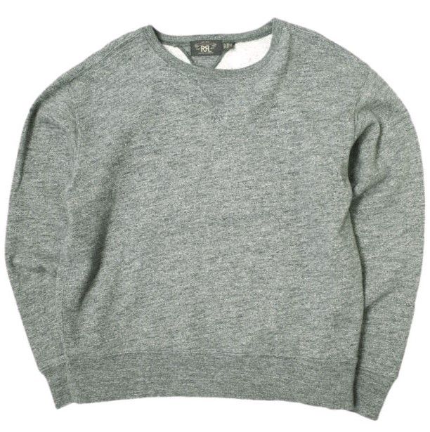 全国どこでも送料無料！ V DOUBLE ダブルアールエル RRL SWEAT 両V SALT&PEPPER - SHIRTS トップス