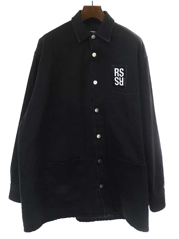 RAF SIMONS ラフシモンズ 20AW RSパッチオーバーサイズパデッドデニム