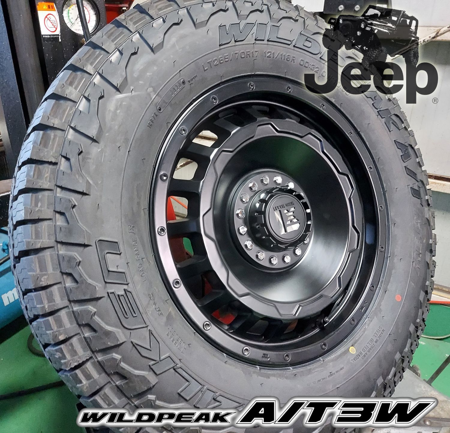 ラングラー JL JK タイヤホイールセット 17インチ SwaGGer FALKEN Wildpieak AT03W 265/70R17  265/65R17 LEXXEL レクセル SwaGGer スワッガー - メルカリ