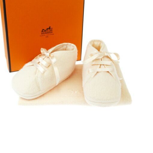 エルメス Hermes ベビー ファーストシューズ ピンク 08GA819