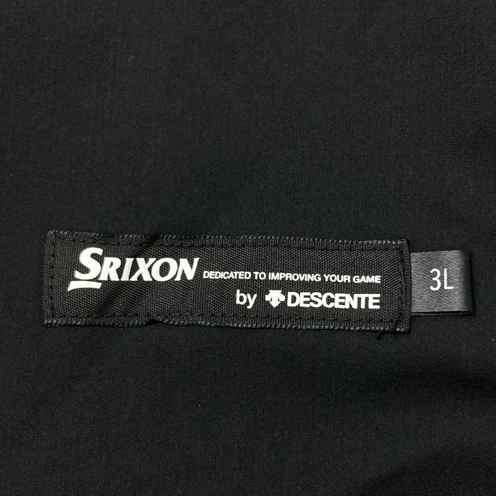サイズ：3L SRIXON スリクソン 2023年モデル ×by DESCENTE 九分丈 ストレッチパンツ  ブラック系 [240101478089] ゴルフウェア メンズ ストスト サイズ：3L SRIXON スリクソン 2023年モデル ×by DESCENTE 九分