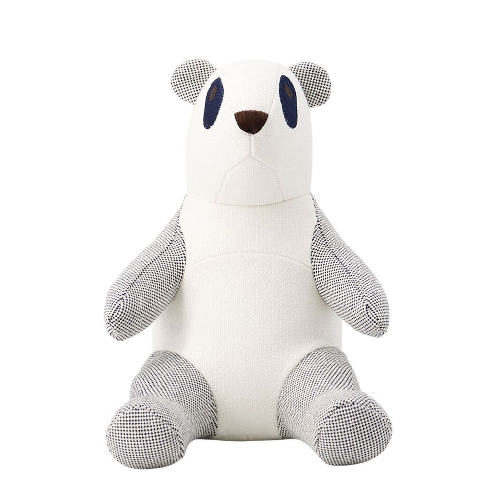 エルメス ぬいぐるみ パンダ エミール エポぺ ブルーインディゴ コットン HERMES トイ