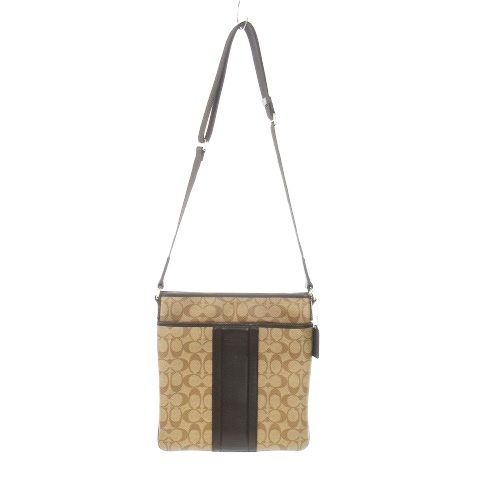 コーチ COACH ショルダーバッグ ヘリテージストライプ スモール クロス 