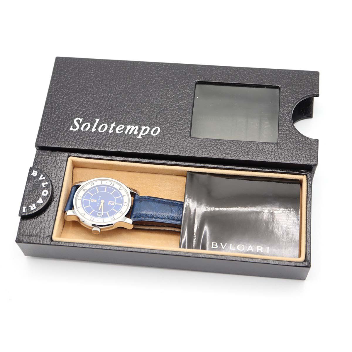 腕時計 稼働 BVLGARI ブルガリ Solotempo ソロテンポ ST35S デイト