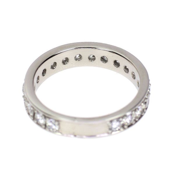 Pt900 ダイヤモンド リング 1.00ct セミエタニティ - メルカリ 