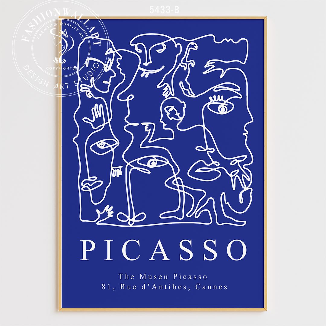 アートポスター マチス ピカソ モダンアート 3枚セット 北欧 ブルー