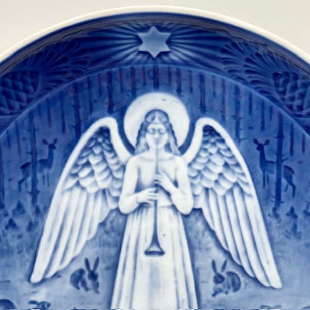 1924年 ロイヤルコペンハーゲン イヤープレート 「クリスマスの夜の帆