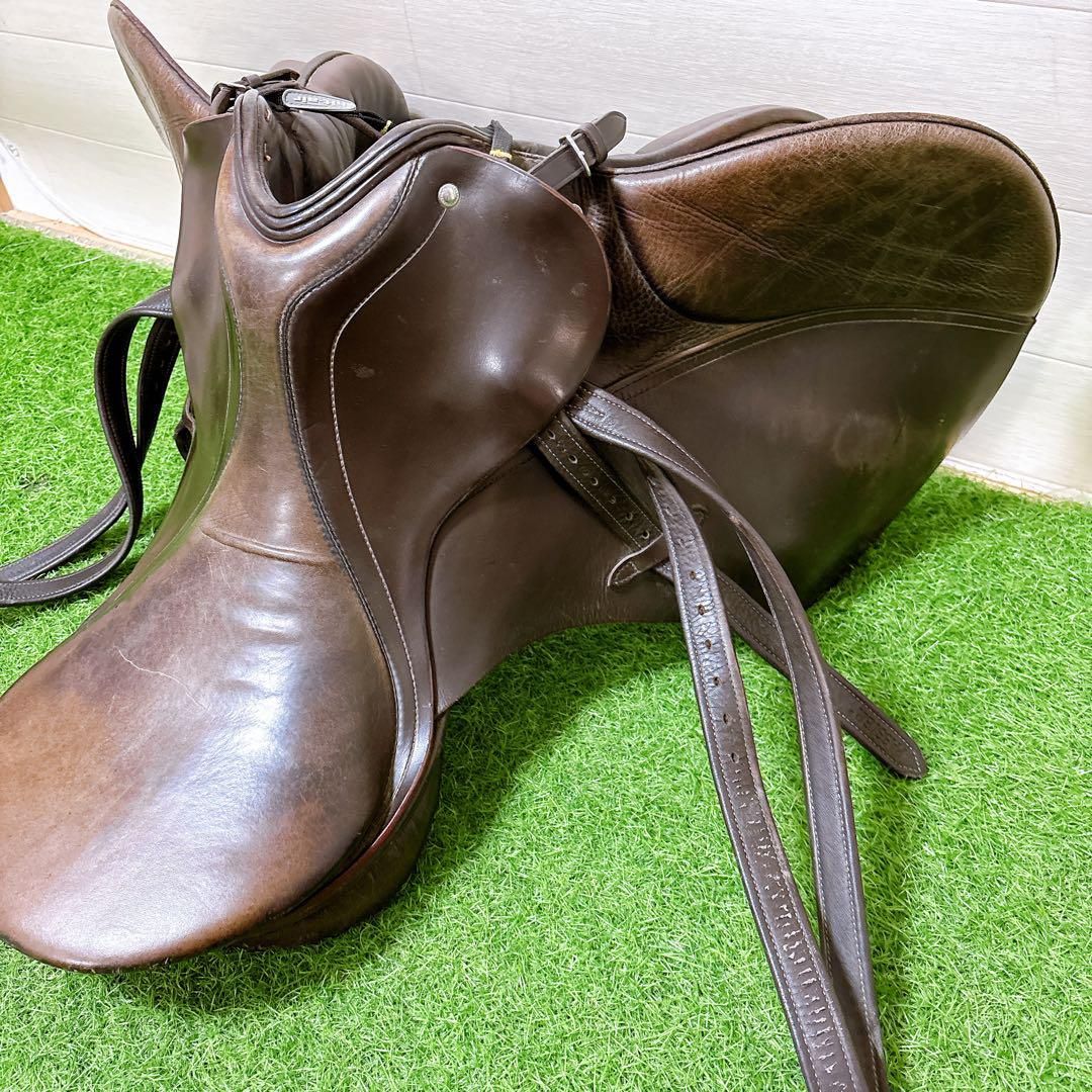 品数豊富。 乗馬 パッシェ くら 障害鞍 PS-BAUM16.5 茶 セット品 鞍 【品質保証】