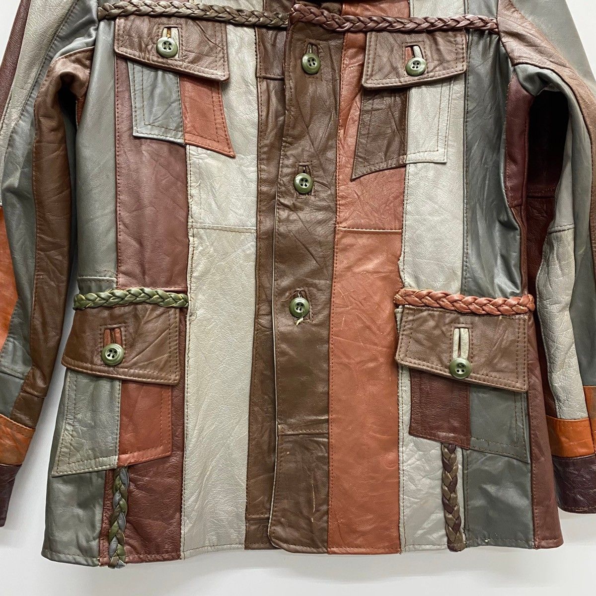 ヴィンテージ vintage 80's~ Americana LEATHER USA製 パッチ