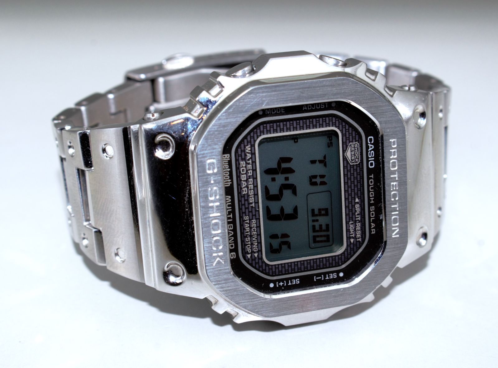 VRW-1345 時計 CASIO カシオ BMW-B5000 G-SHOCK デジタル文字盤 メンズ ソーラー 腕時計 稼働品