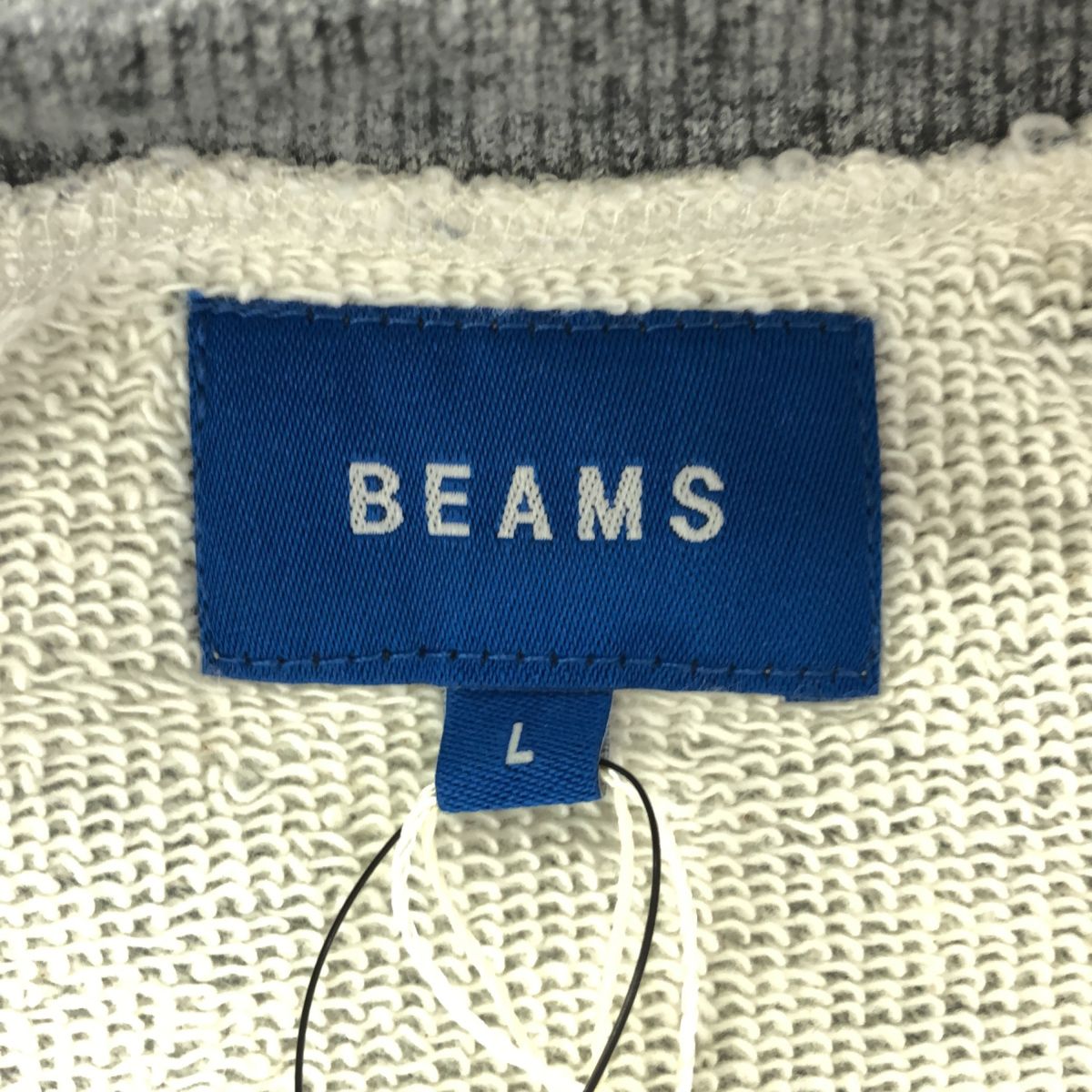 BEAMS ビームス サイズL タグ付き グレートマン クルーネック