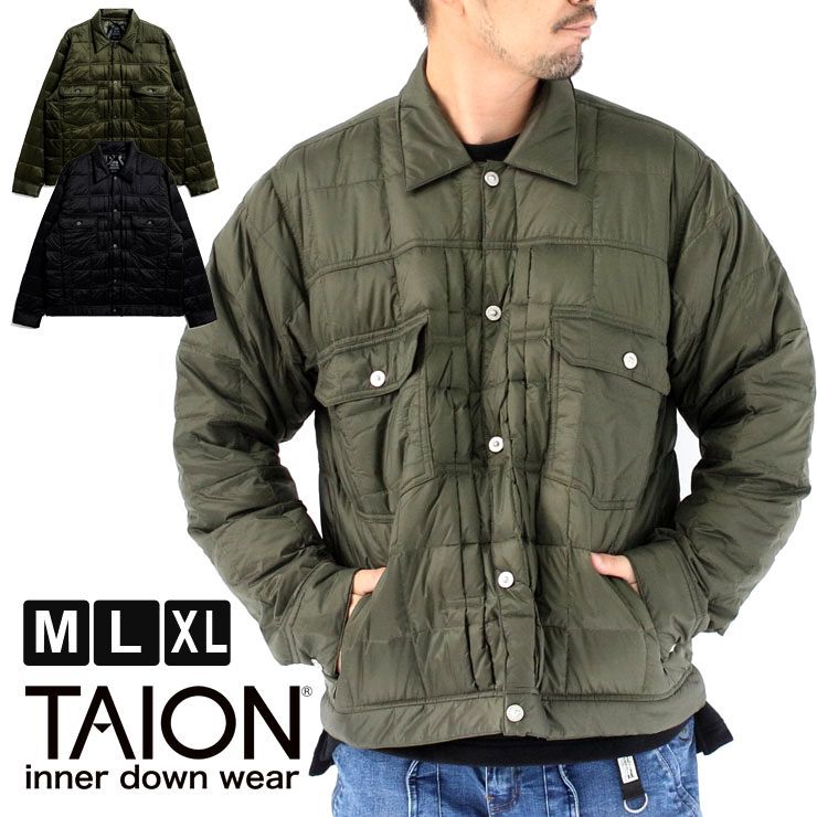 taion タイオン　ベトジャン　XL オリーブ TAION タイオン JAPAN SPECIAL NON DOWN REVERSIBLE